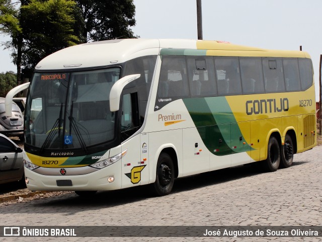 Empresa Gontijo de Transportes 18270 na cidade de Caxias do Sul, Rio Grande do Sul, Brasil, por José Augusto de Souza Oliveira. ID da foto: 9405192.