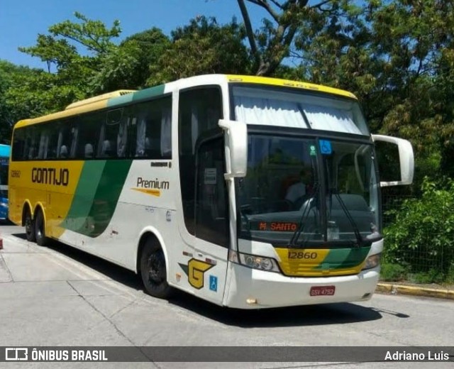 Empresa Gontijo de Transportes 12860 na cidade de São Paulo, São Paulo, Brasil, por Adriano Luis. ID da foto: 9407545.