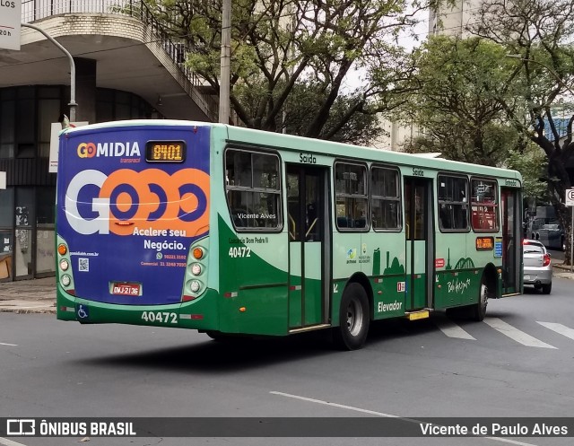 Urca Auto Ônibus 40472 na cidade de Belo Horizonte, Minas Gerais, Brasil, por Vicente de Paulo Alves. ID da foto: 9410841.