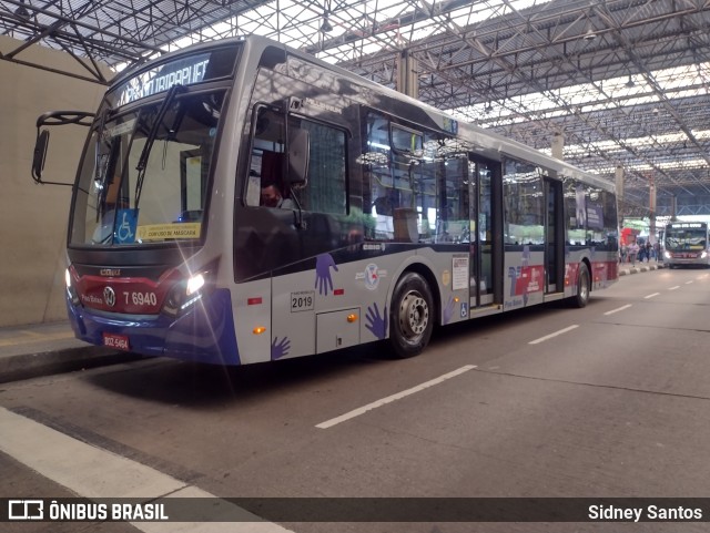 Viação Gatusa Transportes Urbanos 7 6940 na cidade de São Paulo, São Paulo, Brasil, por Sidney Santos. ID da foto: 9409531.