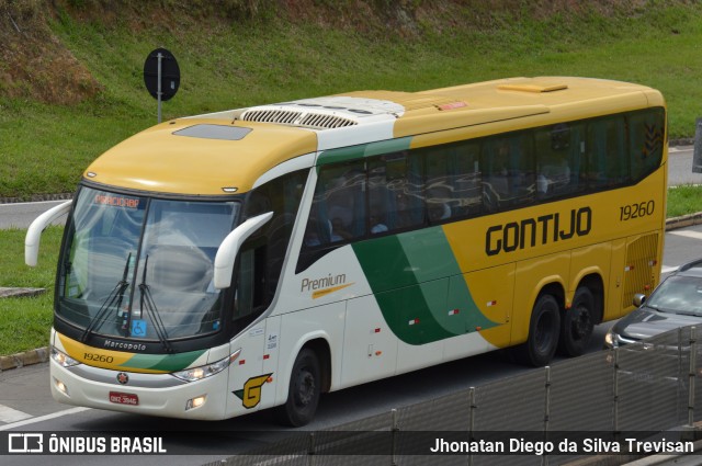 Empresa Gontijo de Transportes 19260 na cidade de Lavrinhas, São Paulo, Brasil, por Jhonatan Diego da Silva Trevisan. ID da foto: 9410147.