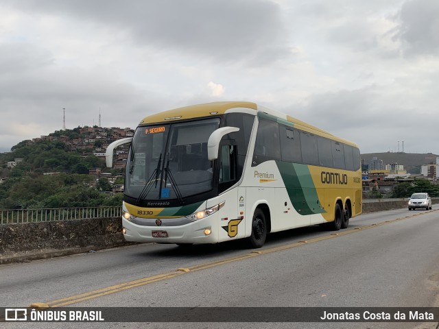 Empresa Gontijo de Transportes 18330 na cidade de Coronel Fabriciano, Minas Gerais, Brasil, por Jonatas Costa da Mata. ID da foto: 9412833.