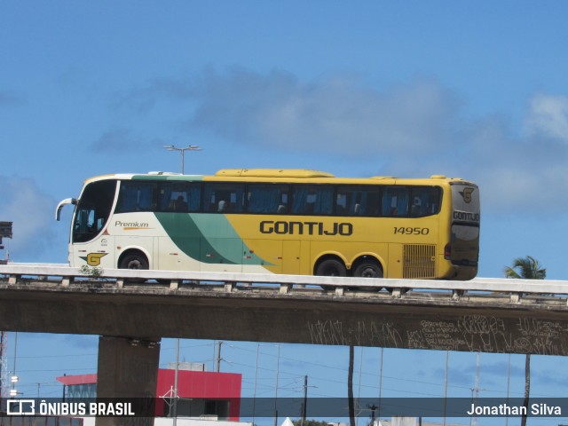 Empresa Gontijo de Transportes 14950 na cidade de Jaboatão dos Guararapes, Pernambuco, Brasil, por Jonathan Silva. ID da foto: 9412003.