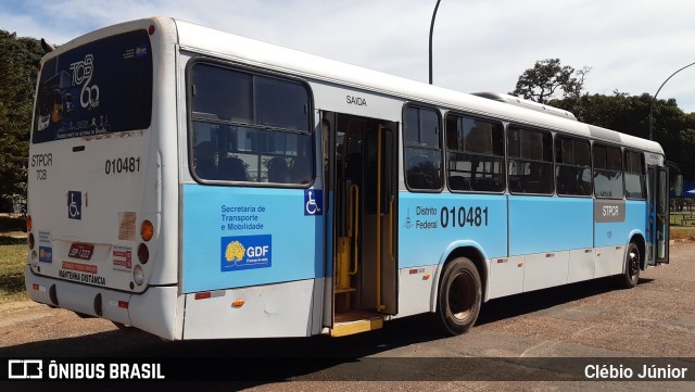 TCB - Sociedade de Transportes Coletivos de Brasília 010481 na cidade de Brasília, Distrito Federal, Brasil, por Clébio Júnior. Número da foto: #9412933.
