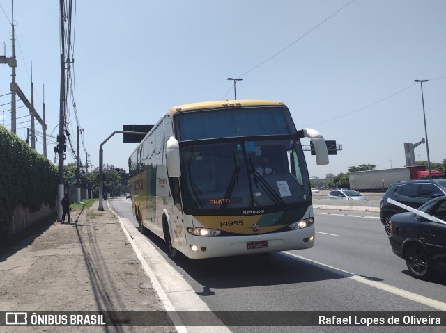 Empresa Gontijo de Transportes 14955 na cidade de São Paulo, São Paulo, Brasil, por Rafael Lopes de Oliveira. Número da foto: #9414046.