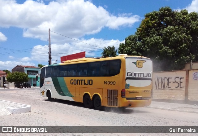 Empresa Gontijo de Transportes 14990 na cidade de Delmiro Gouveia, Alagoas, Brasil, por Gui Ferreira. ID da foto: 9412876.