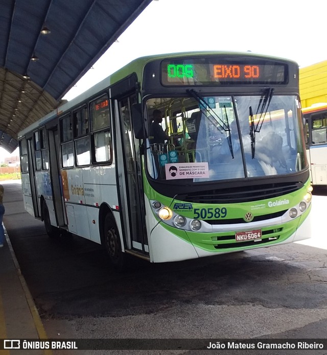 Rápido Araguaia 50589 na cidade de Aparecida de Goiânia, Goiás, Brasil, por João Mateus Gramacho Ribeiro. Número da foto: #9412085.