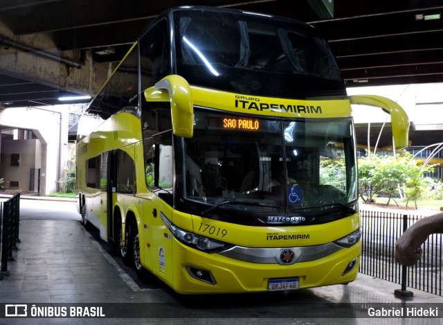 Viação Itapemirim 17019 na cidade de São Paulo, São Paulo, Brasil, por Gabriel Hideki. Número da foto: #9411453.