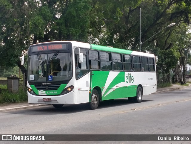 Viação Elite RJ 176.038 na cidade de Barra Mansa, Rio de Janeiro, Brasil, por Danilo  Ribeiro. Número da foto: #9411790.