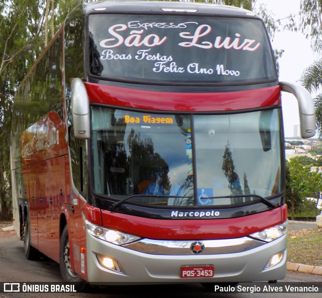 Expresso São Luiz 7900 na cidade de Cuiabá, Mato Grosso, Brasil, por Paulo Sergio Alves Venancio. Número da foto: #9414238.