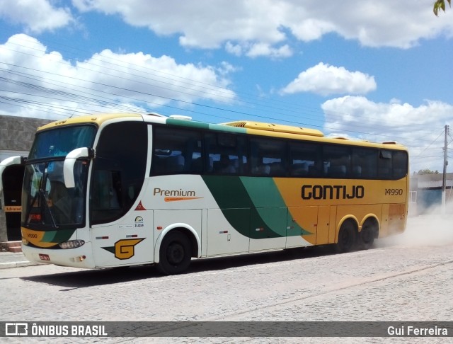 Empresa Gontijo de Transportes 14990 na cidade de Delmiro Gouveia, Alagoas, Brasil, por Gui Ferreira. ID da foto: 9412866.