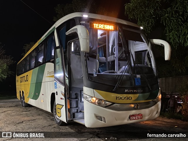 Empresa Gontijo de Transportes 19090 na cidade de Elesbão Veloso, Piauí, Brasil, por Fernando Carvalho. Número da foto: #9412537.