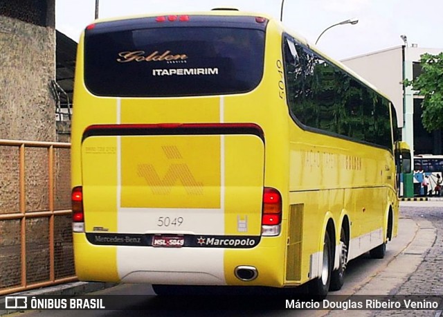 Viação Itapemirim 5049 na cidade de Rio de Janeiro, Rio de Janeiro, Brasil, por Márcio Douglas Ribeiro Venino. ID da foto: 9414849.