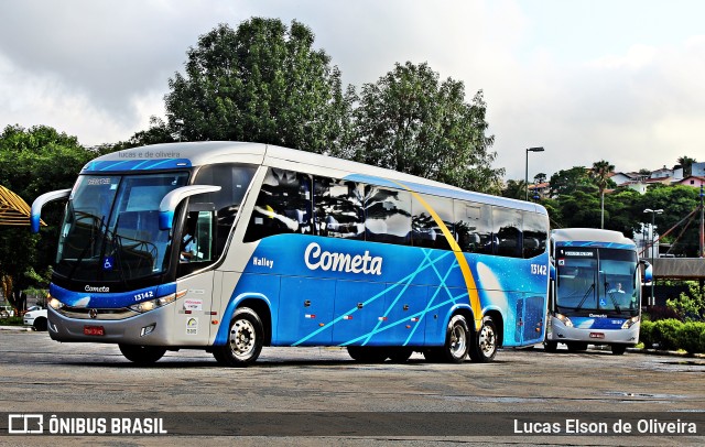 Viação Cometa 13142 na cidade de Poços de Caldas, Minas Gerais, Brasil, por Lucas Elson de Oliveira. ID da foto: 9412575.