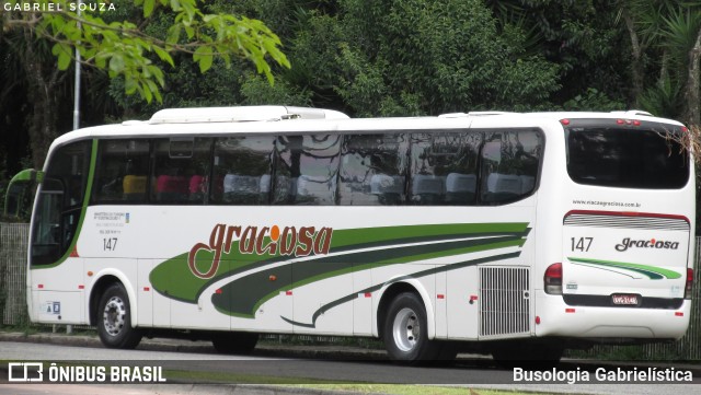 Viação Graciosa 147 na cidade de Curitiba, Paraná, Brasil, por Busologia Gabrielística. Número da foto: #9412185.