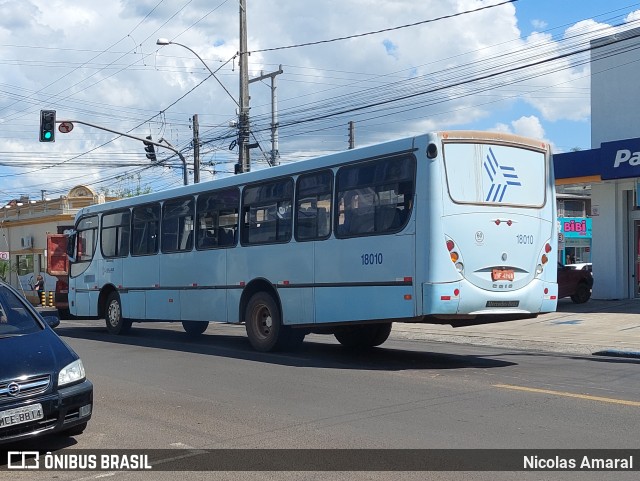 VIMSA - Viação Montenegro S.A. 18010 na cidade de Montenegro, Rio Grande do Sul, Brasil, por Nicolas Amaral. Número da foto: #9411531.