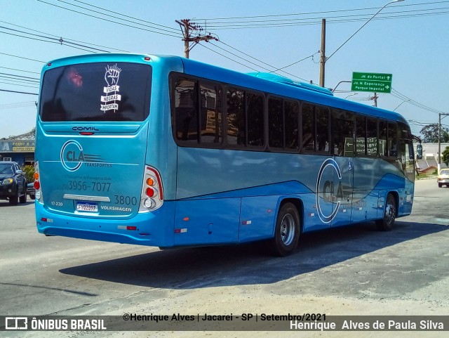 CLA Transportes 3800 na cidade de Jacareí, São Paulo, Brasil, por Henrique Alves de Paula Silva. Número da foto: #9411860.