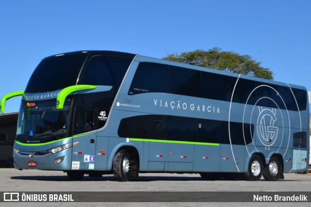 Viação Garcia 7267 na cidade de Curitiba, Paraná, Brasil, por Netto Brandelik. Número da foto: #9413612.