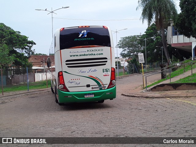 Empresa de Transportes Andorinha 6161 na cidade de Presidente Venceslau, São Paulo, Brasil, por Carlos Morais. ID da foto: 9415430.