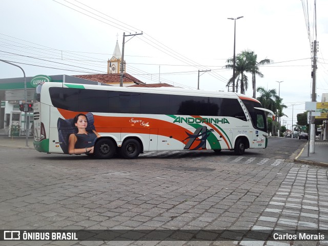 Empresa de Transportes Andorinha 6161 na cidade de Presidente Venceslau, São Paulo, Brasil, por Carlos Morais. Número da foto: #9415434.