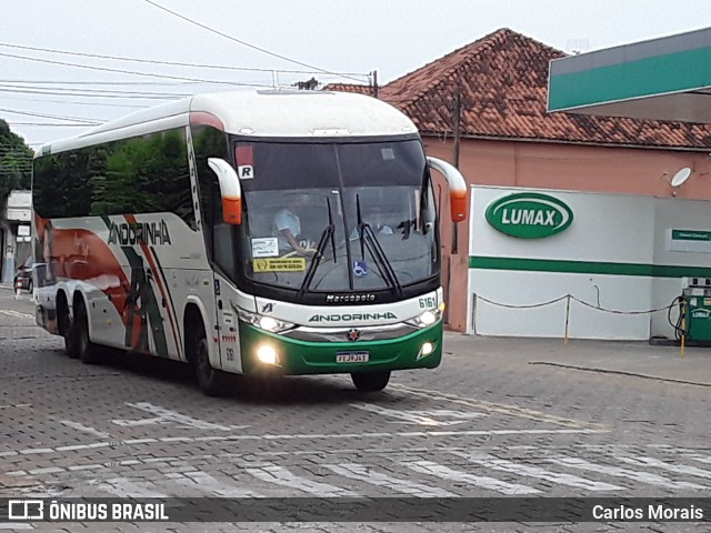 Empresa de Transportes Andorinha 6161 na cidade de Presidente Venceslau, São Paulo, Brasil, por Carlos Morais. Número da foto: #9415428.