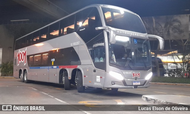 Auto Viação 1001 RJ 108.1207 na cidade de São Paulo, São Paulo, Brasil, por Lucas Elson de Oliveira. Número da foto: #9415803.