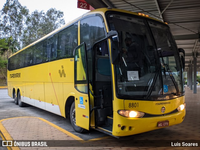 Viação Itapemirim 8801 na cidade de Queluz, São Paulo, Brasil, por Luis Soares. Número da foto: #9414971.