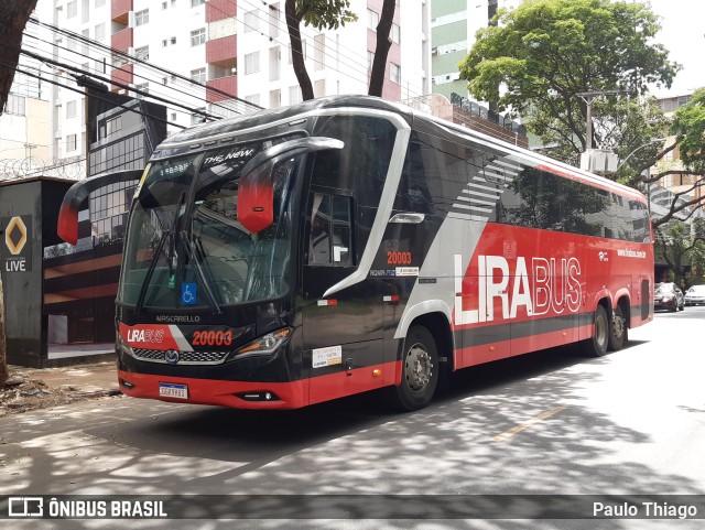 Lirabus 20003 na cidade de Belo Horizonte, Minas Gerais, Brasil, por Paulo Thiago. ID da foto: 9417706.