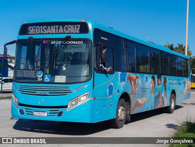 FAOL - Friburgo Auto Ônibus 564 na cidade de Rio de Janeiro, Rio de Janeiro, Brasil, por Jorge Gonçalves. Número da foto: #9417550.