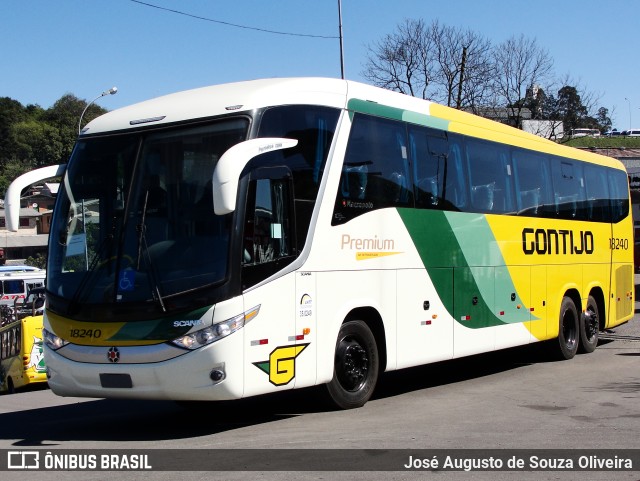 Empresa Gontijo de Transportes 18240 na cidade de Caxias do Sul, Rio Grande do Sul, Brasil, por José Augusto de Souza Oliveira. Número da foto: #9417117.