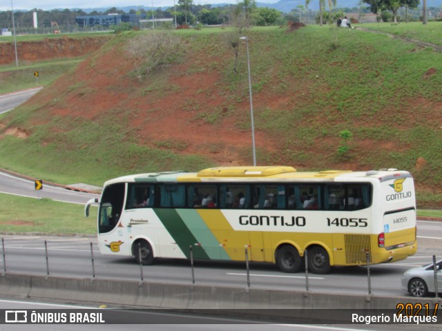 Empresa Gontijo de Transportes 14055 na cidade de São José dos Campos, São Paulo, Brasil, por Rogerio Marques. ID da foto: 9417416.