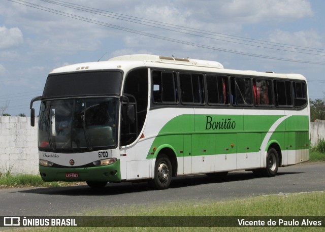 Bonitão Viagem e Turismo 6700 na cidade de Teresina, Piauí, Brasil, por Vicente de Paulo Alves. ID da foto: 9416286.