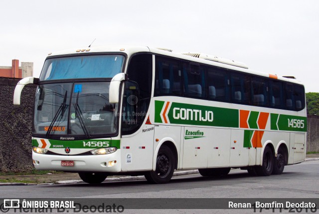 Empresa Gontijo de Transportes 14585 na cidade de São Paulo, São Paulo, Brasil, por Renan  Bomfim Deodato. ID da foto: 9333609.