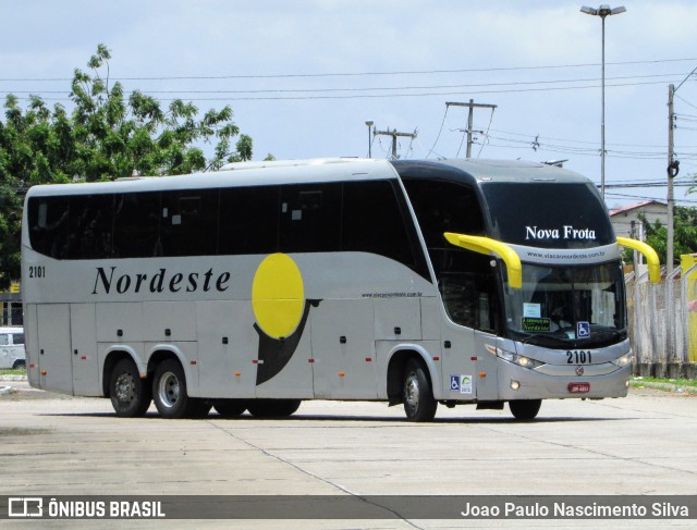 Viação Nordeste 2101 na cidade de Natal, Rio Grande do Norte, Brasil, por Joao Paulo Nascimento Silva. ID da foto: 9333240.