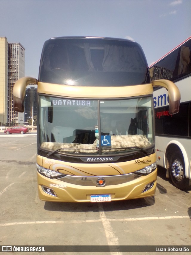 Linhatur Turismo e Fretamento 8020 na cidade de Brasília, Distrito Federal, Brasil, por Luan Sebastião. Número da foto: #9332702.