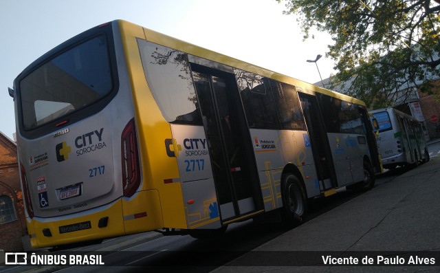 City Transporte Urbano Intermodal Sorocaba 2717 na cidade de Sorocaba, São Paulo, Brasil, por Vicente de Paulo Alves. ID da foto: 9334165.