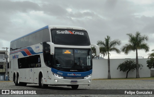 VUSC - Viação União Santa Cruz 4230 na cidade de Balneário Camboriú, Santa Catarina, Brasil, por Felipe Gonzalez. ID da foto: 9333073.