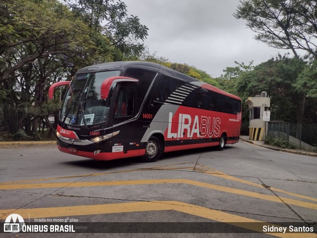 Lirabus 14061 na cidade de São Paulo, São Paulo, Brasil, por Sidney Santos. Número da foto: #9334514.