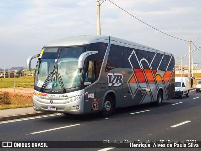 VB Transportes e Turismo 10036 na cidade de Campinas, São Paulo, Brasil, por Henrique Alves de Paula Silva. Número da foto: #9420251.