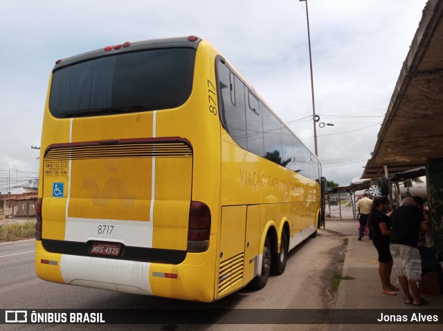 Viação Itapemirim 8717 na cidade de Goiana, Pernambuco, Brasil, por Jonas Alves. ID da foto: 9418198.