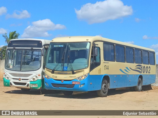 Expresso 1002 1744 na cidade de Nazaré da Mata, Pernambuco, Brasil, por Edjunior Sebastião. Número da foto: #9420252.