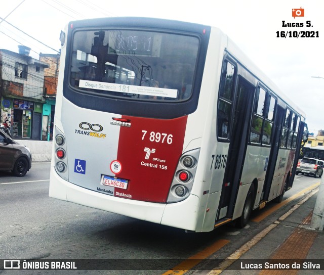 Transwolff Transportes e Turismo 7 8976 na cidade de São Paulo, São Paulo, Brasil, por Lucas Santos da Silva. Número da foto: #9418206.