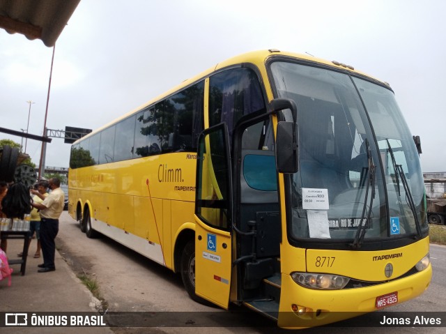 Viação Itapemirim 8717 na cidade de Goiana, Pernambuco, Brasil, por Jonas Alves. ID da foto: 9418183.