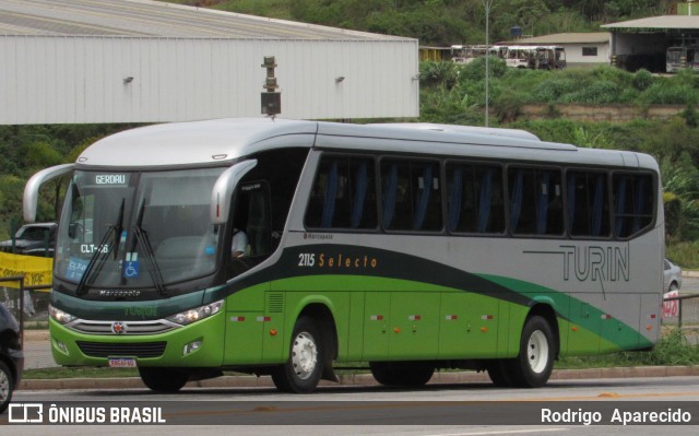 Turin Transportes 2115 na cidade de Conselheiro Lafaiete, Minas Gerais, Brasil, por Rodrigo  Aparecido. Número da foto: #9419479.