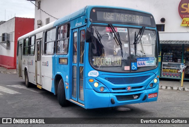 Nova Transporte 22112 na cidade de Cariacica, Espírito Santo, Brasil, por Everton Costa Goltara. Número da foto: #9418307.