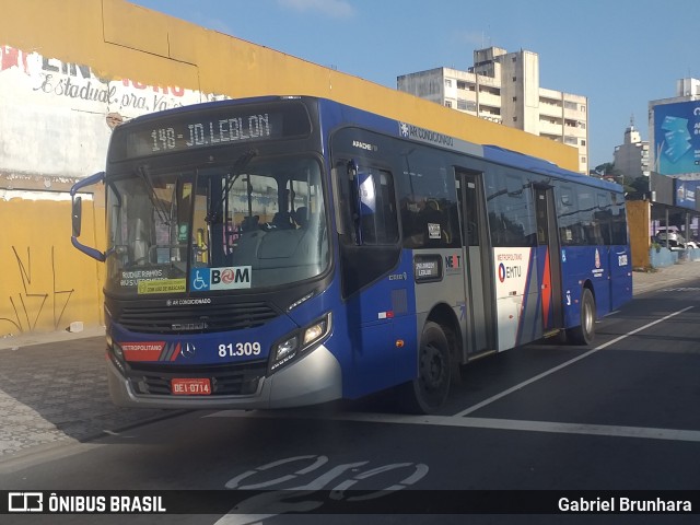 Next Mobilidade - ABC Sistema de Transporte 81.309 na cidade de São Bernardo do Campo, São Paulo, Brasil, por Gabriel Brunhara. ID da foto: 9418716.