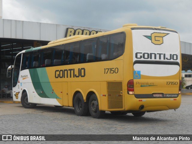 Empresa Gontijo de Transportes 17150 na cidade de Perdões, Minas Gerais, Brasil, por Marcos de Alcantara Pinto. ID da foto: 9422780.