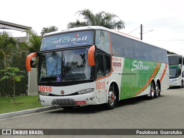 Sul Brasil Transportes Turísticos 6010 na cidade de Guaratuba, Paraná, Brasil, por Paulobuss  Guaratuba. Número da foto: #9424674.
