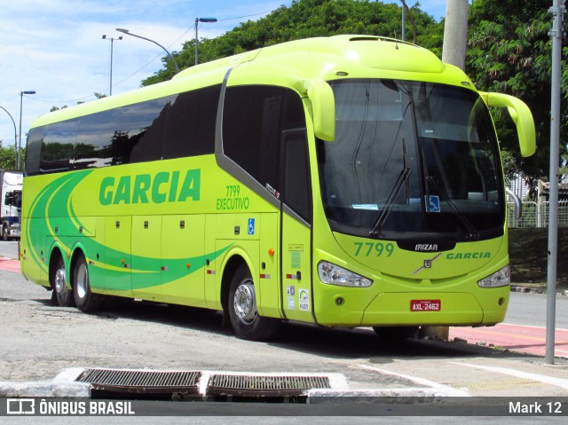Viação Garcia 7799 na cidade de São Paulo, São Paulo, Brasil, por Mark 12. Número da foto: #9421032.