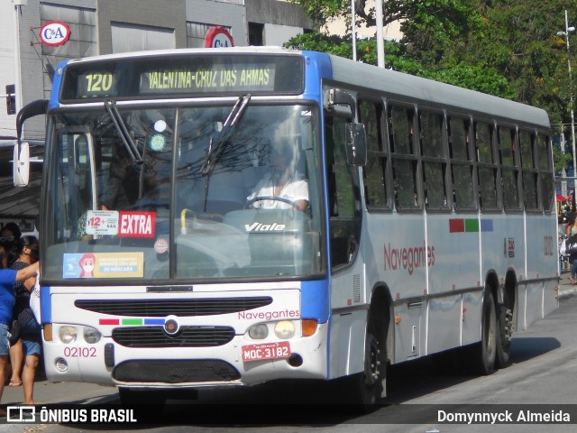 Consórcio Navegantes - 02 > Viação São Jorge > Transurb Transporte Urbano 02102 na cidade de João Pessoa, Paraíba, Brasil, por Domynnyck Almeida. Número da foto: #9423869.